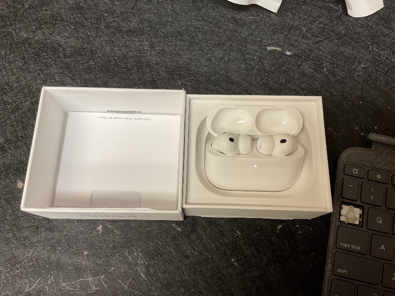 Photo 3 of Apple AirPods Pro 3 Wireless Earbuds, Active Noise Cancellation, Live Translation, Heart Rate Sensing, Hearing Aid Feature, Bluetooth Headphones, Spatial Audio, High-Fidelity Sound, USB-C Charging