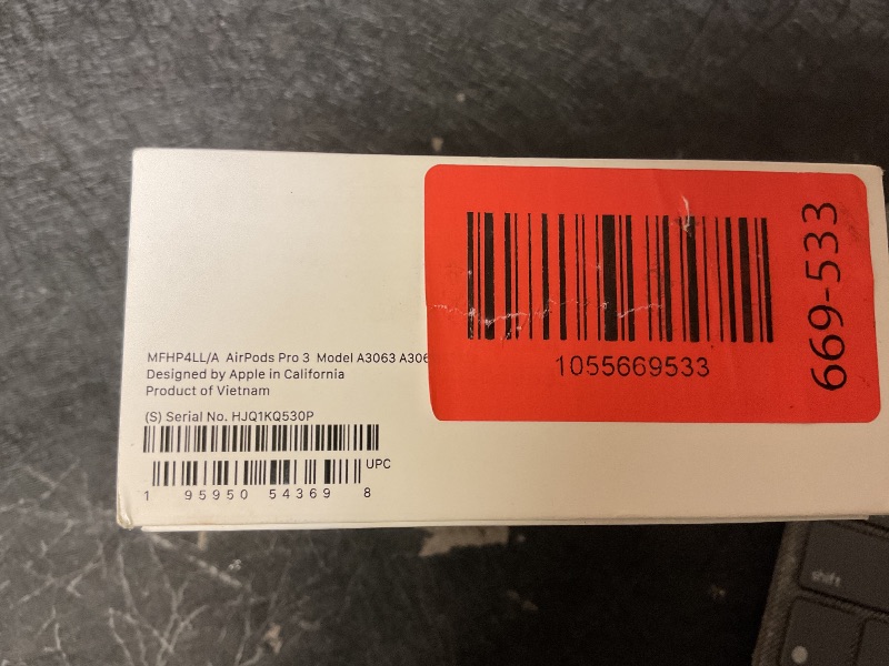 Photo 6 of Apple AirPods Pro 3 Wireless Earbuds, Active Noise Cancellation, Live Translation, Heart Rate Sensing, Hearing Aid Feature, Bluetooth Headphones, Spatial Audio, High-Fidelity Sound, USB-C Charging