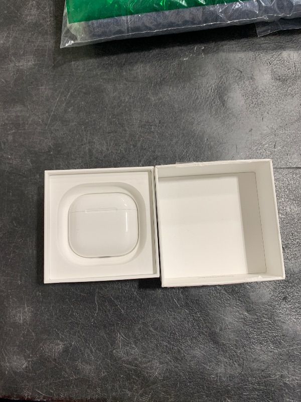 Photo 1 of Apple AirPods 4 Wireless Earbuds, Bluetooth Headphones, with Active Noise Cancellation, Adaptive, Transparency Mode, Personalized Spatial Audio, USB-C Charging Case, Wireless Charging, H2 Chip