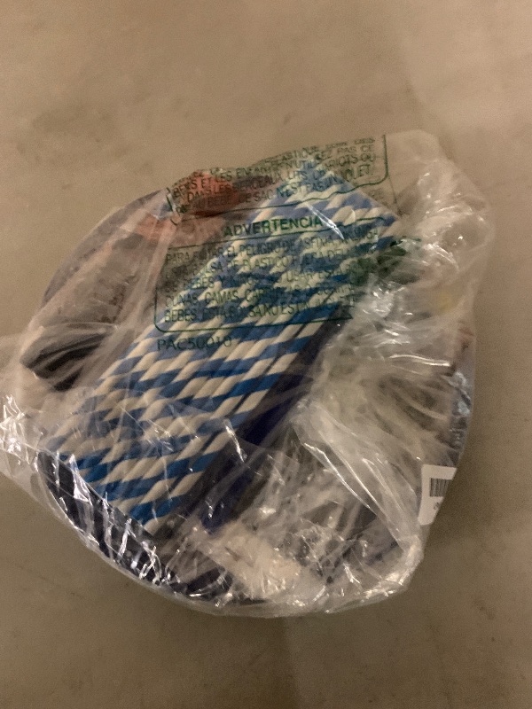 Photo 1 of 141pcs Among Birthday Tableware Decorations Party Plates Cups Soccer Theme Napkins Beach Ball Tablecloth for Soccer Party Decoration (Among)