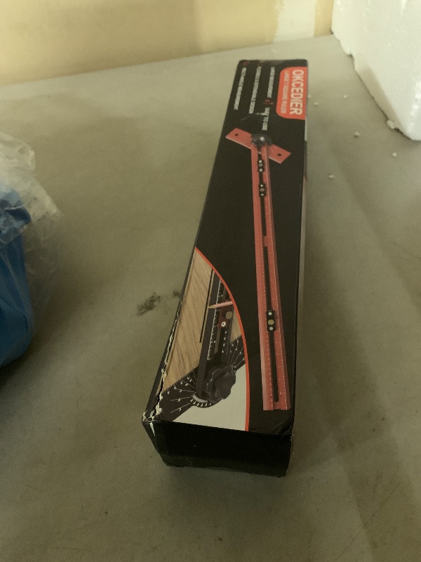 Photo 1 of 29 Inch Woodworking T Square Ruler, Aluminum Alloy, Adjustable Angle 15-165° Measurement Tool, Precision Drilling Positioning Guide for Carpentry, Drafting, Contractor, Scribe Crafting, Drywall