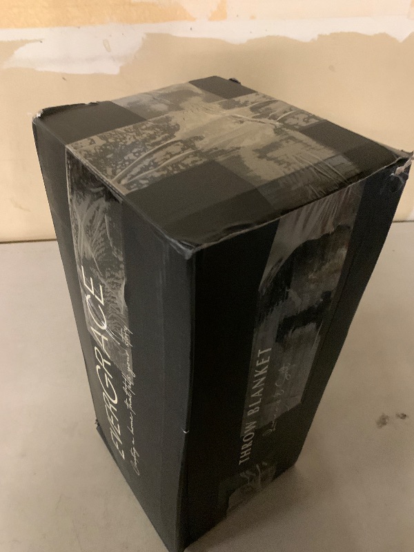 Photo 1 of EverGrace Ultra Soft Luxury Fluffy Faux Rabbit Fur Throw Blanket, Thick Warm Bubble Throw for Bed, Cozy Plush Reversible Blankets for Couch, Chair, Sofa, Taupe, 60x80 Inches