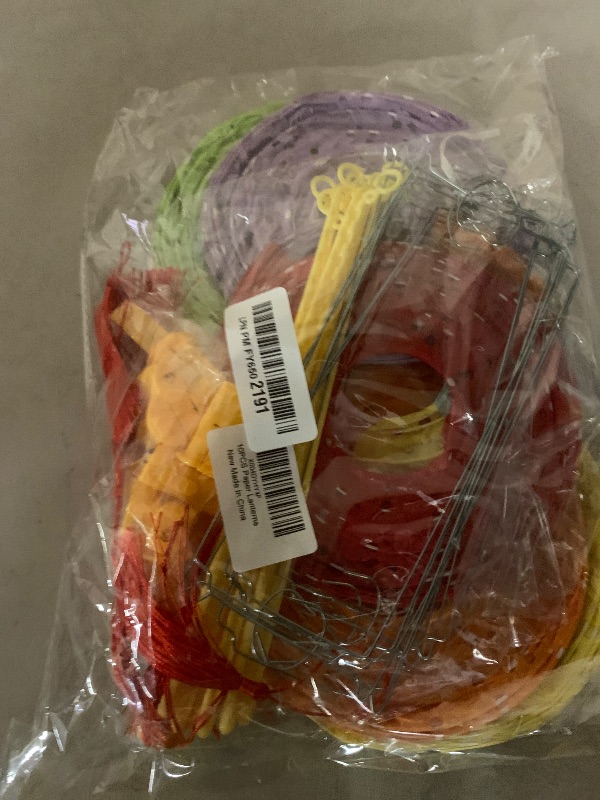 Photo 1 of 10PCS Paper Lanterns Chinese New Year Spring Festival Lantern 6inches Variety Color with LED Lights, Hanging Valentines Lanterns with Tassels Walking Sticks for Wedding Dinner Birthday Party Decor