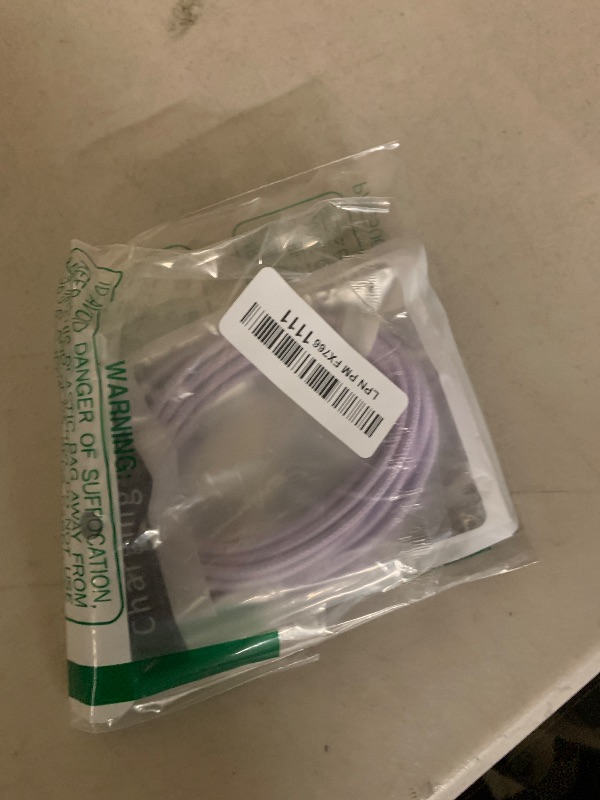 Photo 1 of 1Pack Multi Charging Cable Cord for Travel Essentials,Apple Watch Charger,iPhone Charger,[3-in-2] Type C/Lightning Cable Portable Designed for iWatch,iPhone 17-8,Galaxy S25-21,AirPods,iPad-1.5M Purple