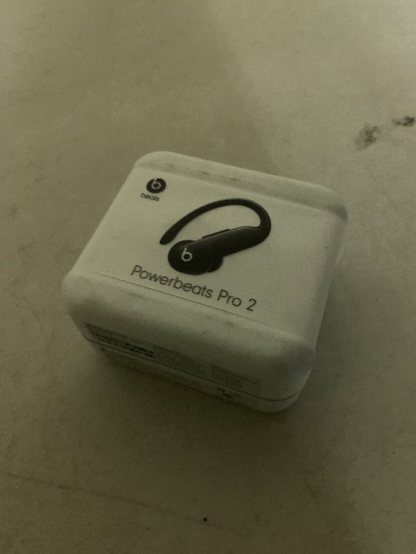 Photo 1 of Beats Powerbeats Pro 2 - Wireless Noise Cancelling Workout Earbuds with Secure- Fit Earhooks, Up to 45-Hour Battery with Charging Case, Sweat & Water Resistant, Heart Rate Monitoring - Jet Black