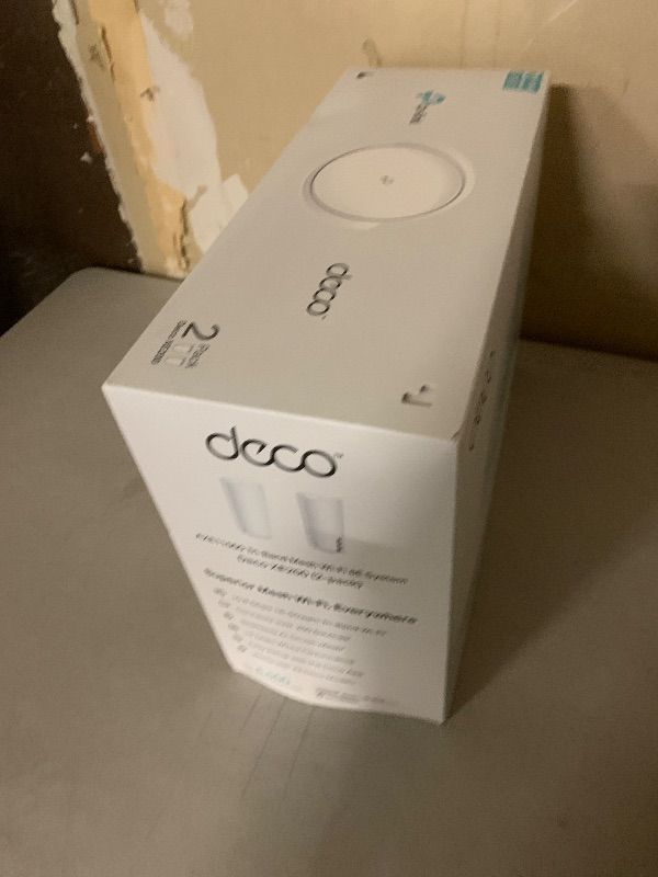 Photo 1 of TP-Link Deco XE200 Mesh WiFi AXE11000 Tri-Band WiFi 6E Mesh Network System - Replaces Wireless Internet Router and Extender, 10Gbps Ethernet Port, Compatible with Alexa, Deco XE200(2-Pack)