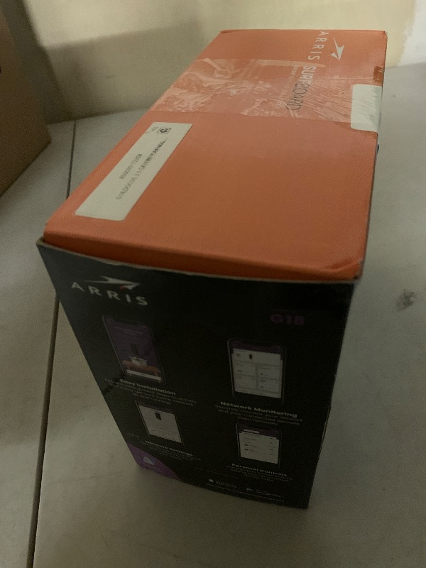 Photo 1 of Arris (G18) - Cable Modem Router Combo - Fast DOCSIS 3.1 Multi-Gigabit WiFi 6 (AX1800), Approved for Comcast Xfinity, Cox, Spectrum & More