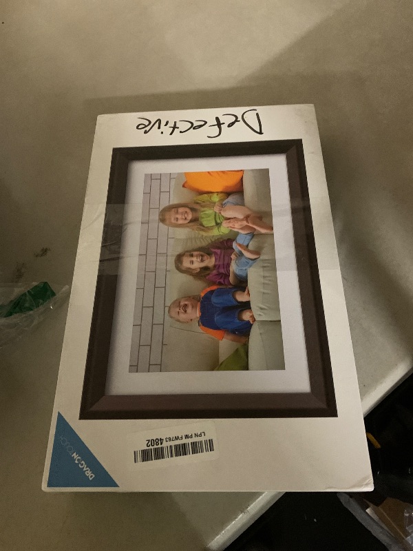 Photo 1 of Dragon Touch Digital Picture Frame WiFi 10 inch IPS Touch Screen Digital Photo Frame Display, 32GB Storage, Auto-Rotate, Share Photos via App, Email, Cloud, Classic 10 Brown, PUUDUU