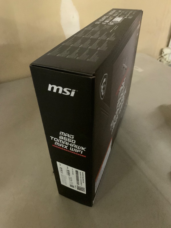 View 2 of MSI MAG B550 Tomahawk MAX WiFi Gaming Motherboard (AMD Ryzen 5000 Series, AM4, DDR4, PCIe 4.0, SATA 6Gb/s, M.2, USB 3.2 Gen 2, HDMI/DP, Wi-Fi 6E, Bluetooth 5.2, 2.5Gbps LAN, ATX)