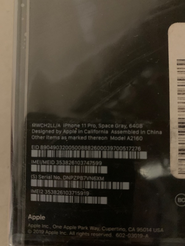 Photo 1 of Apple iPhone 11 Pro [64GB, Space Gray] + Carrier Subscription [Cricket Wireless]