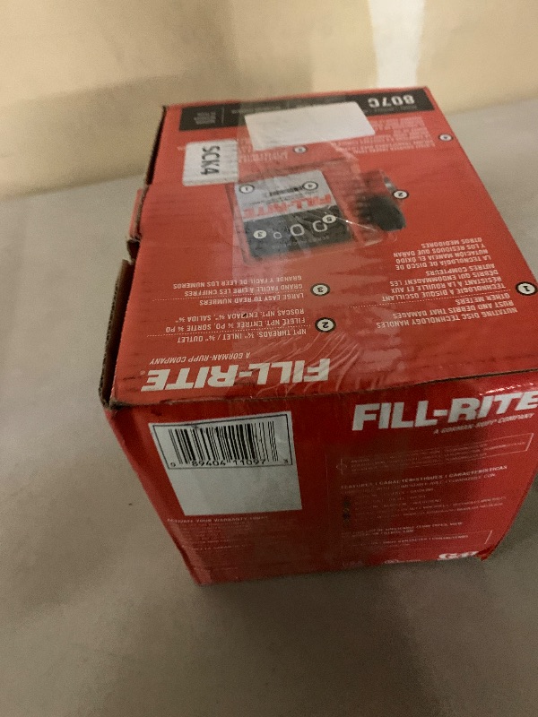 Photo 1 of Fill-Rite 807C 3 Wheel Mechanical Meter, 5 to 20 GPM