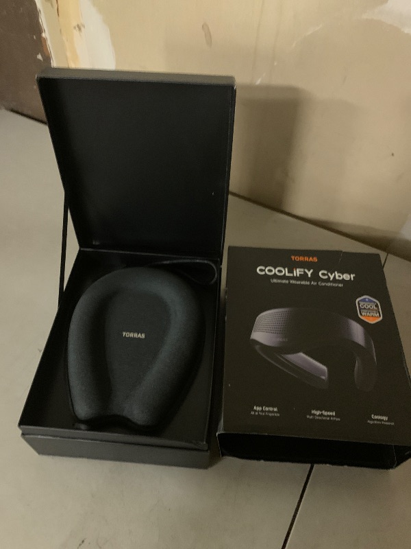 Photo 1 of TORRAS COOLiFY Cyber AI Neck Air Conditioner, Ultimate Immersive Cooling Portable Neck Fan?No.1 Coolest & Max Cooling Area? Neck Fans that Blow Cold Air 6000 mah Rechargeable for Gift