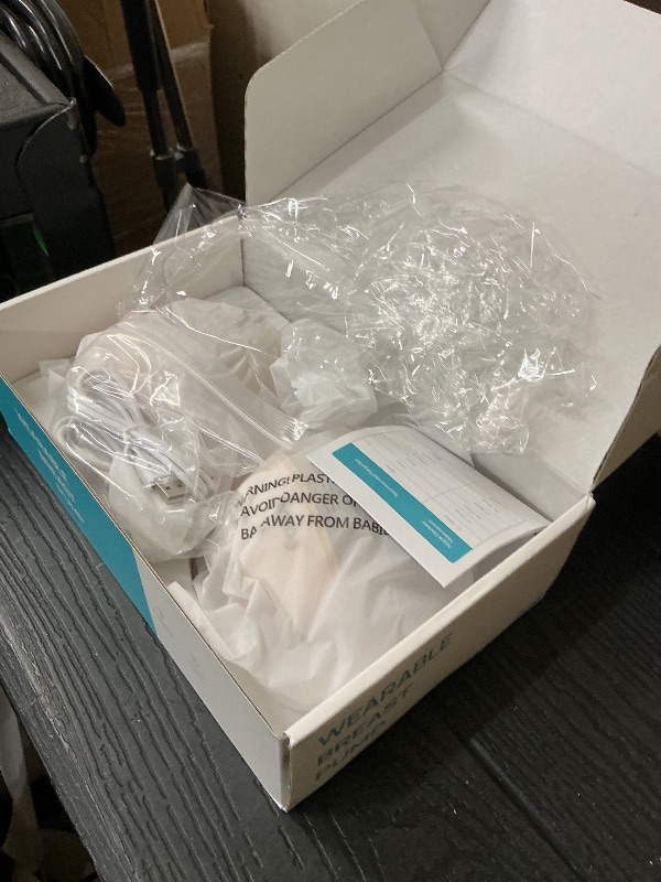 Photo 1 of Paruu Hands Free Breast Pump P16, Wearable Breast Pump Electirc Portable with 4 Modes & 12 Levels, Max 309mmHg Strong Suction 19/21/24mm Flange Inserts Wearable Breastfeeding Pump, 2 Pack?Nude