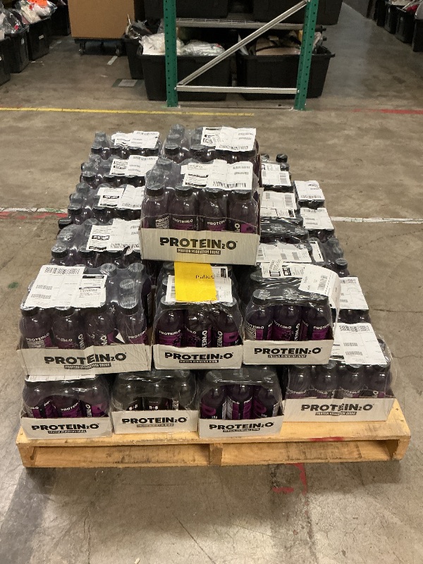 Photo 1 of Exp Date 07/2026 (Pallet Must Be Moved By Your Own). Protein2o Hydration Drink - 2-in-1 Liquid Clear Whey Protein Isolate and Electrolyte Drink - 15g Protein, Vitamins B5, B6 - Post-Workout Recovery - 16.9 Fl Oz