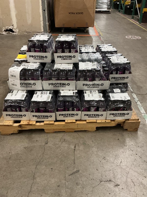 Photo 1 of Exp Date 07/2026 (Pallet Must Be Moved By Your Own). Protein2o Hydration Drink - 2-in-1 Liquid Clear Whey Protein Isolate and Electrolyte Drink - 15g Protein, Vitamins B5, B6 - Post-Workout Recovery - 16.9 Fl Oz