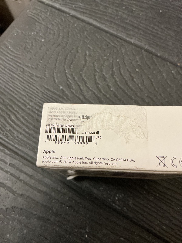 Photo 1 of Apple AirPods 4 Wireless Earbuds, Bluetooth Headphones, with Active Noise Cancellation, Adaptive, Transparency Mode, Personalized Spatial Audio, USB-C Charging Case, Wireless Charging, H2 Chip