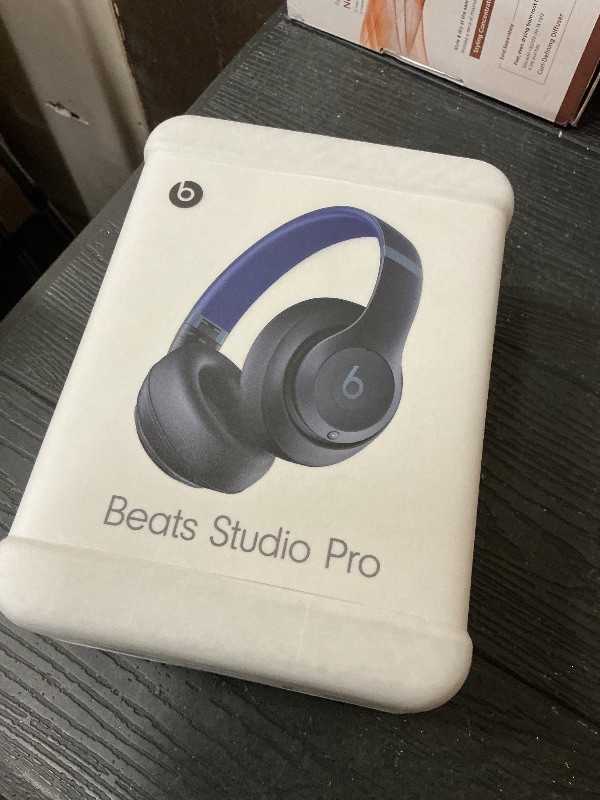 Photo 1 of Beats Studio Pro - Premium Wireless Over-Ear Headphones- Up to 40-Hour Battery Life, Active Noise Cancelling, USB-C Lossless Audio, Apple & Android Compatible - Navy
