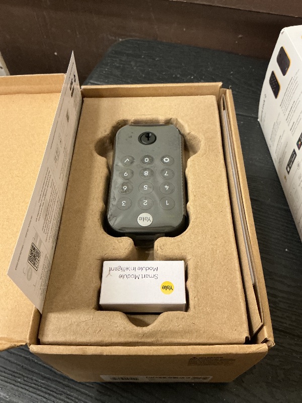 Photo 1 of Yale Security Assure Lock 2 Deadbolt, Black Suede Keyed Smart Entry Door Lock with Wi-Fi Connected Keypad for Code Entry and Remote Access, YRD410-WF1-BSP