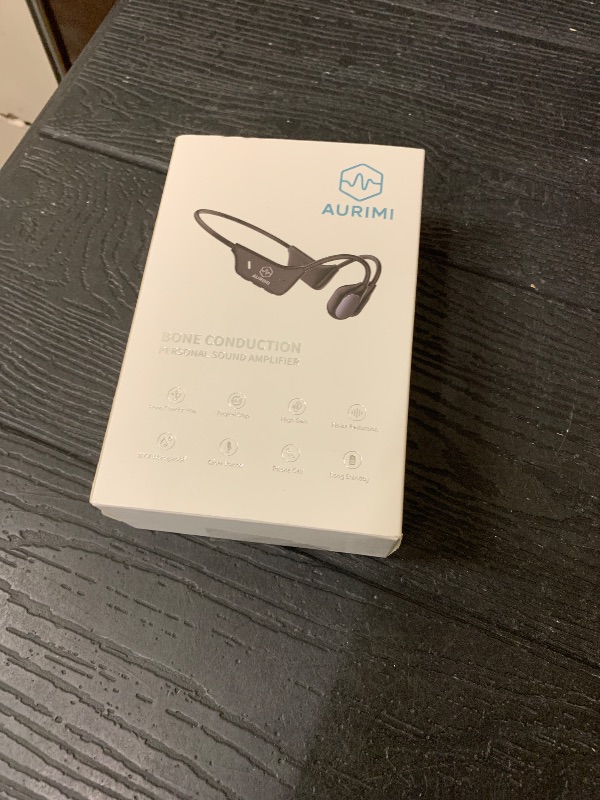 Photo 1 of Bone Conduction Personal Sound Amplifier - Open-Ear Design for Comfortable Daily Use, Ultra Lightweight 25g, Up to 10-Hour Battery, IPX5 Water Resistant, No Bluetooth
