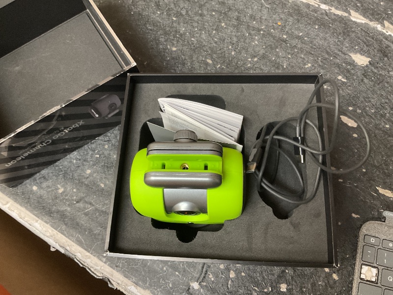 Photo 1 of XbotGo Chameleon AI Auto Sports Action Camera - 4K 60FPS Soccer Camera and Basketball Tracking Camera for Team Sports, Live Streaming, No Subscription, Works with iOS & Android (Lemon Green)