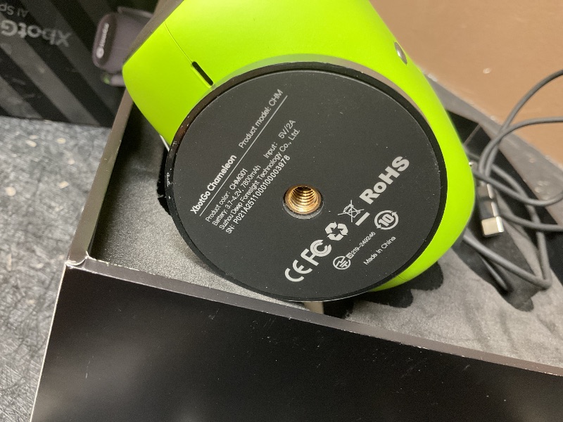 Photo 1 of XbotGo Chameleon AI Auto Sports Action Camera - 4K 60FPS Soccer Camera and Basketball Tracking Camera for Team Sports, Live Streaming, No Subscription, Works with iOS & Android (Lemon Green)
