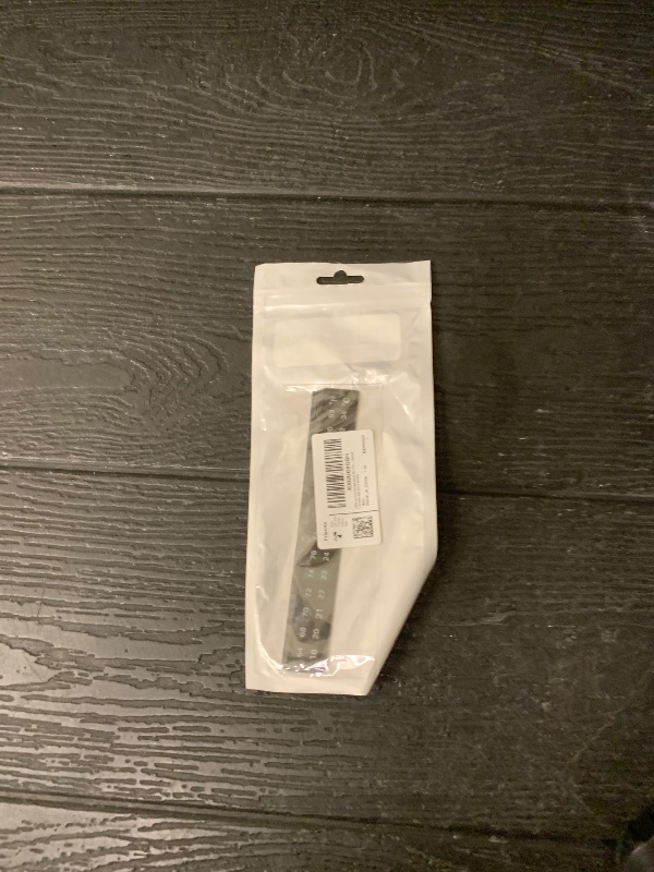 Photo 1 of 6 Pieces Horizontal Stick On Thermometer Strip Horizontal Thermometer Stickers Digital Temperature Display for Fermenting, Brewing, Wine, Beer, Kombucha Aquariums, 64-93°F (18-34°C) Adhesive Sticker