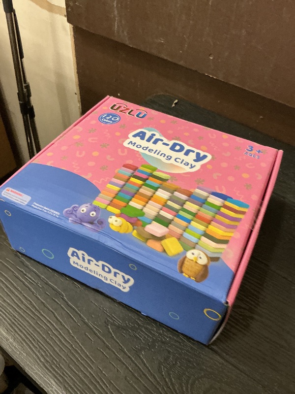 Photo 1 of 169 Pcs Air Dry Clay 120 Colors Modeling Model Magic Clay for DIY Molding Starter Kit with Sculpting Tools,Ultra Light Soft Non-Toxic Arts & Crafts Gift for Boys Girls Birthday Party Favors