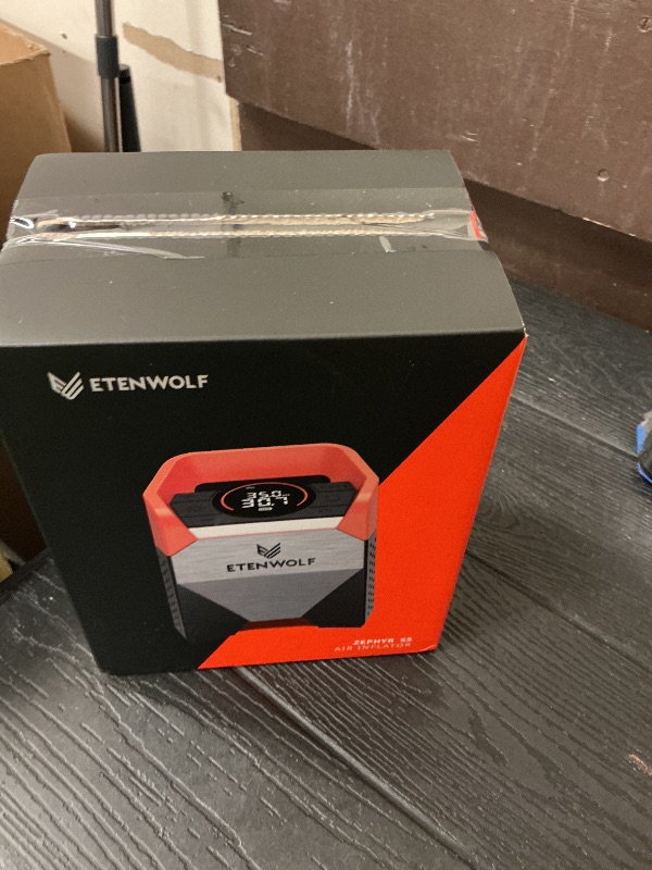 Photo 1 of ETENWOLF Zephyr S5 Heavy-Duty Tire Inflator Portable Air Compressor, 160PSI &15600mAh Cordless Air Pump with LED Light for Car Tires, Bike, Motorcycle, Balls, Pickups (Vivid Orange)