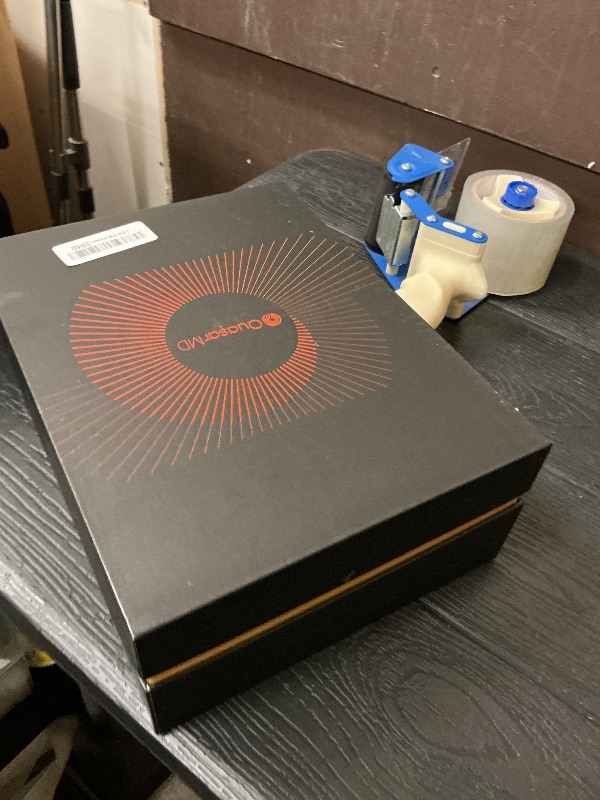 Photo 1 of QuasarMD 3D LED Face Mask with Gold-Wire LEDs, Red & Infrared Light for Wrinkles, Blue Light Mode for Blemish Care, Advanced Light Therapy for Skin Rejuvenation & Radiant Look