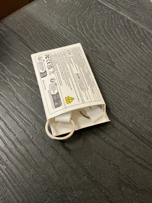 Photo 1 of 2 Pack Tracker Tags [Apple MFi Certified] Pair with Apple Find My (iOS Only) Bluetooth Air Smart Tags Key Finder Item Locator Waterproof Finder Worldwide Tracking for Pets Wallet Backpack Dogs Luggage