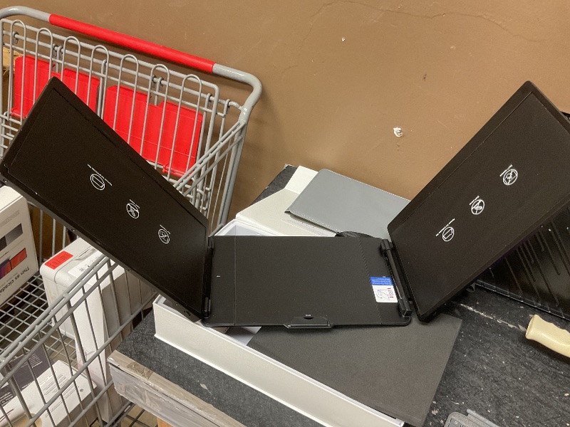 Photo 1 of Laptop Screen Extender, 14'' FHD 1080P IPS Portable Monitor for Laptop, Triple Screen Extender Monitor Plug-Play for Mac/Windows/Chrome, Fit 13”-17.3” Laptops