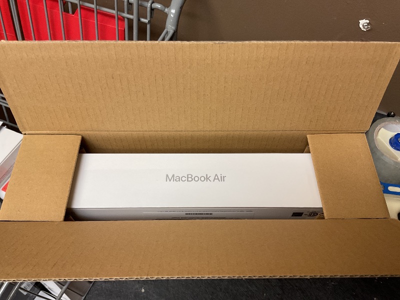 Photo 1 of 2020 Apple MacBook Air Laptop: Apple M1 Chip, 13” Retina Display, 8GB RAM, 256GB SSD Storage, Backlit Keyboard, FaceTime HD Camera, Touch ID. Works with iPhone/iPad; Silver
