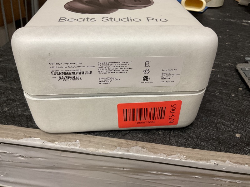 Photo 1 of Beats Studio Pro - Premium Wireless Over-Ear Headphones- Up to 40-Hour Battery Life, Active Noise Cancelling, USB-C Lossless Audio, Apple & Android Compatible - Deep Brown