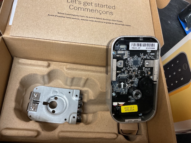 Photo 1 of Yale Security Assure Lock 2 Deadbolt, Satin Nickel Keyed Smart Entry Door Lock with Wi-Fi Connected Keypad for Code Entry and Remote Access, YRD410-WF1-619