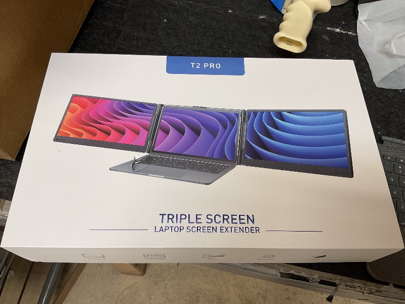 Photo 1 of T2 PRO Triple Screen Laptop Screen Extender 14" IPS 1920x1080 Universal
