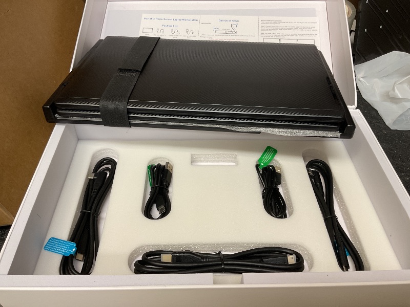 Photo 1 of T2 PRO Triple Screen Laptop Screen Extender 14" IPS 1920x1080 Universal