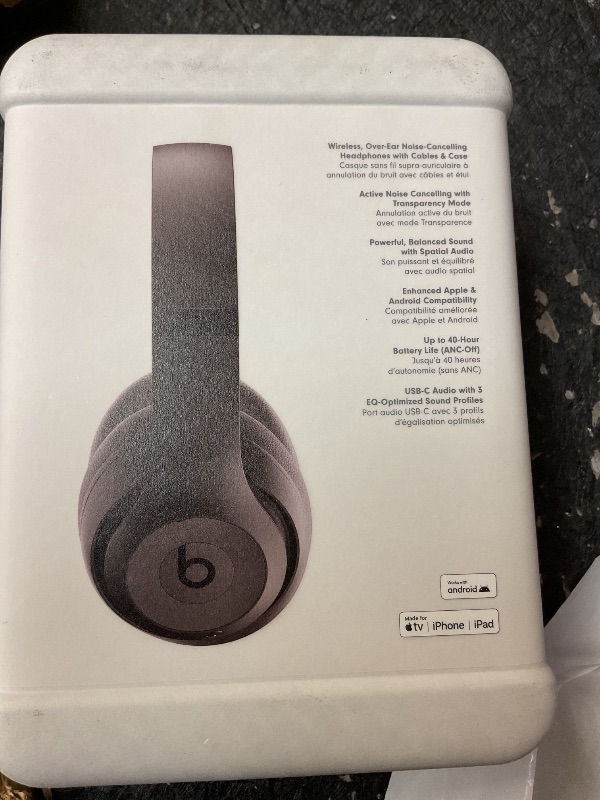 Photo 1 of Beats Studio Pro - Premium Wireless Over-Ear Headphones- Up to 40-Hour Battery Life, Active Noise Cancelling, USB-C Lossless Audio, Apple & Android Compatible - Deep Brown