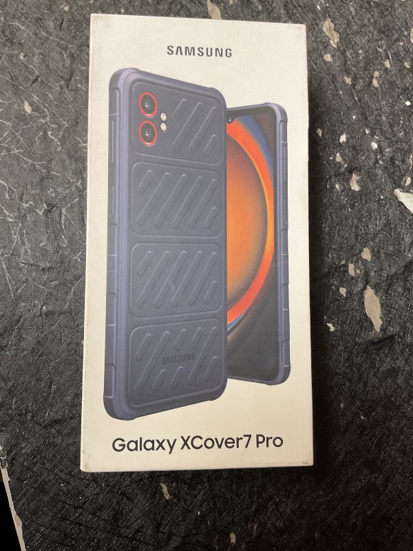 Photo 1 of Samsung Galaxy XCover7 Pro 5G and Wi-Fi 6E | Rugged (IP68 Rated) Unlocked (Verizon, AT&T, T-Mobile, US Cellular) | Dual Sim (1 Nano + 1 eSIM) |128 GB | US Version (2025 Model) | Black (SM-G766UZKFN14)