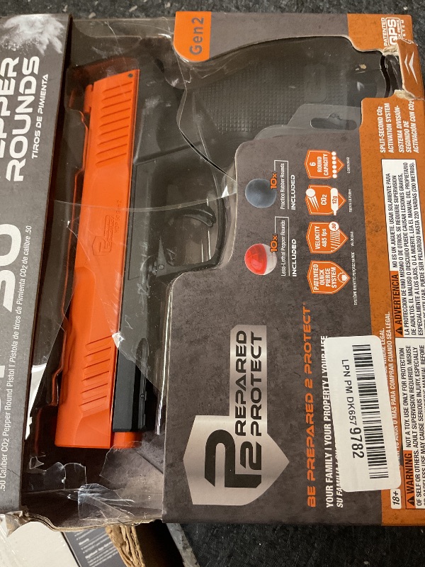 Photo 1 of P2P HDP50 Prepared 2 Protect Less Lethal Home Defense .50 Caliber Pepper Round Air Pistol
