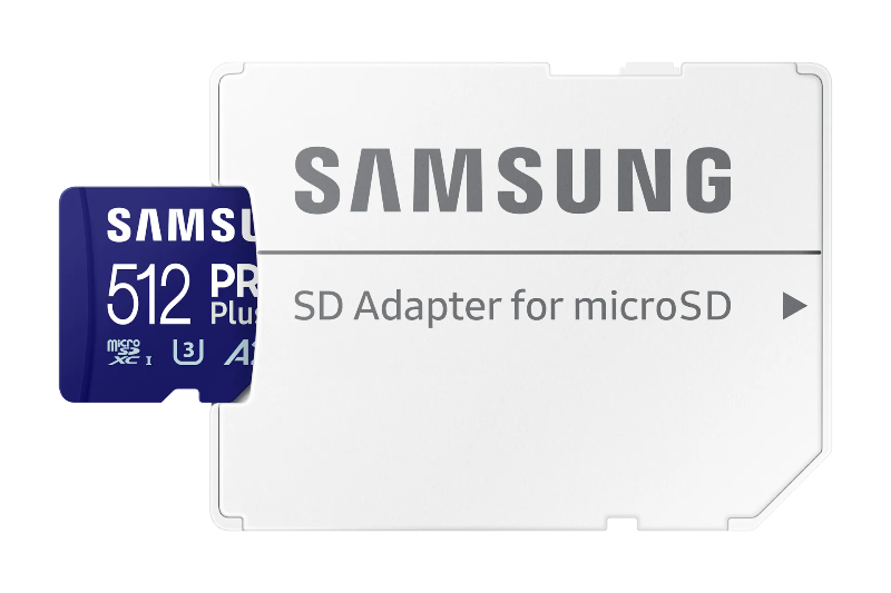 Photo 1 of 512GB PRO Plus microSDXC Card UHS-I + Adapter