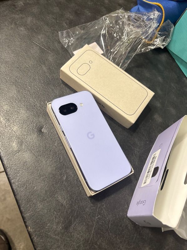 Photo 2 of Google Pixel 9a with Gemini - Unlocked Android Smartphone with Incredible Camera and AI Photo Editing, All-Day Battery, and Powerful Security - Iris - 128 GB