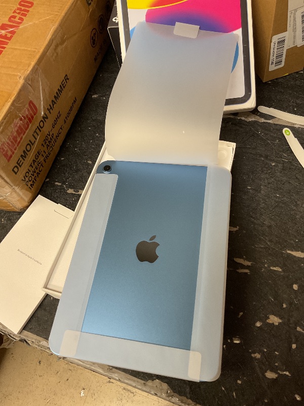 Photo 1 of Apple iPad 11-inch: A16 chip, 11-inch Model, Liquid Retina Display, 128GB, Wi-Fi 6, 12MP Front/12MP Back Camera, Touch ID, All-Day Battery Life — Blue