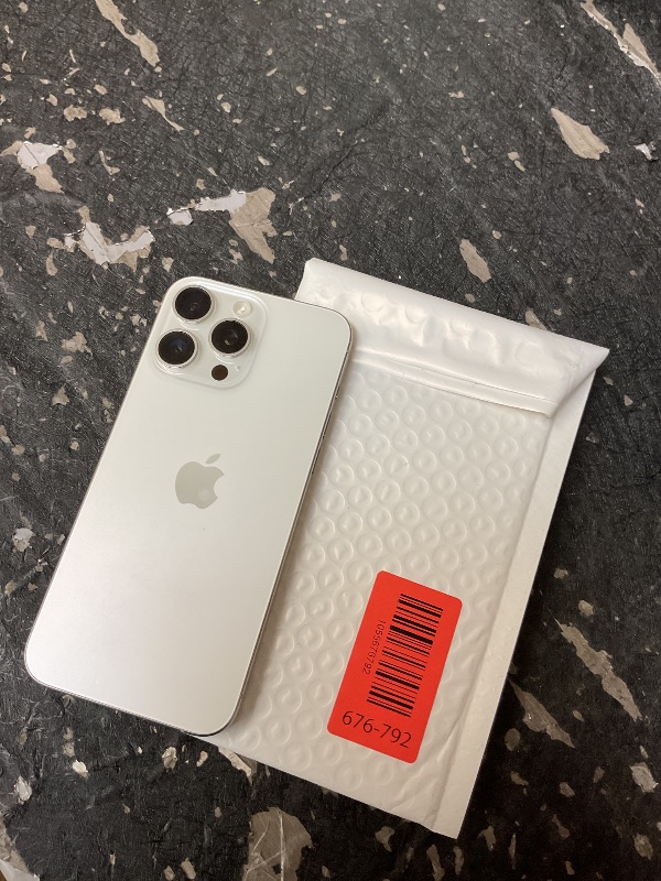 Photo 1 of iPhone 16 pro max white for parts