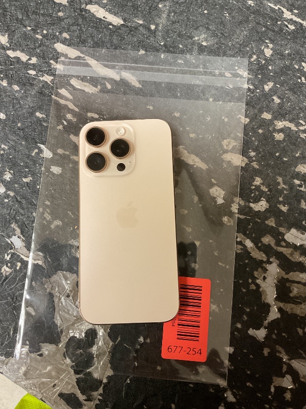 Photo 1 of LOCKED…---------------SELLING FOR PARTS ONLY-------------------------------------------….Apple iPhone 16 Pro, US Version, 1TB, Desert Titanium - Unlocked (Renewed Premium)