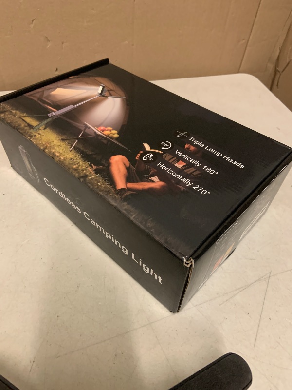 Photo 1 of 15000mAh Rechargeable Telescopic Camping Light, Portable Flashlight & Lantern with Reinforced Tripod Base, Height Adjustable Dimmable Tent Light, Power Bank for Outdoor BBQ, Hiking, Job Site, Green