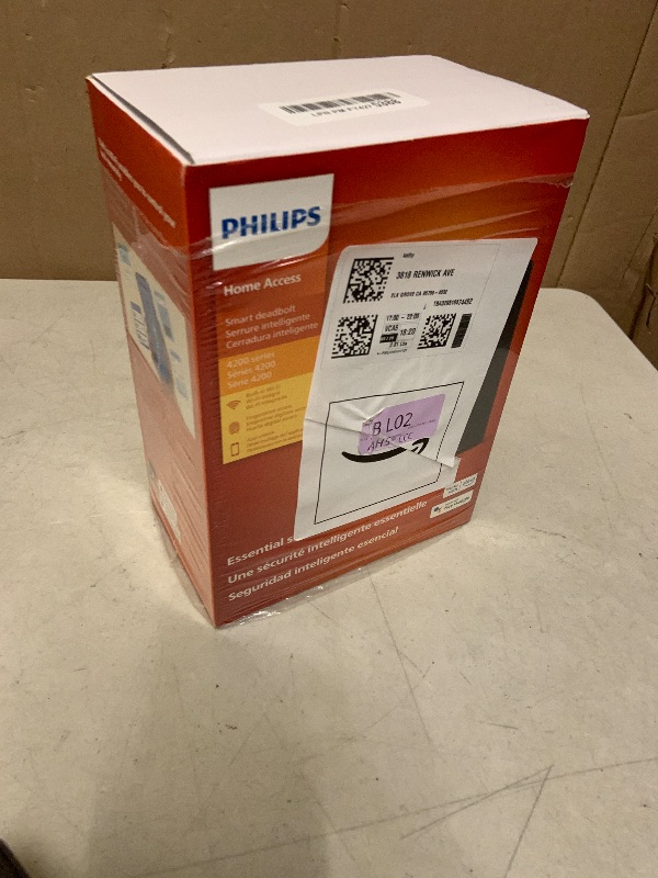 Photo 1 of Philips Wi-Fi Door Lock, WiFi Smart Lock Keyless Entry Deadbolt for Front Door, Compatible with Alexa & Google Assistant, Remote Control, Built-in WiFi, APP Fingerprint Passcode Unlock, Auto Locking