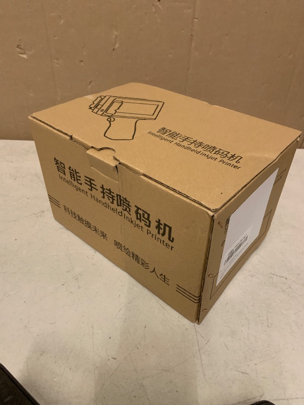 Photo 1 of iottim Upgrade Handheld Inkjet Printer, Ink Jet Printer for Text QRCode Barcode Date Time Logo Batch Number Print on Metal Wood Glass Cloth Carton Plastic (Handheld Inkjet Printer)
