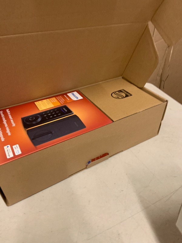 Photo 1 of Philips Wi-Fi Smart Lock with Handles, WiFi Keyless Entry Front Door Lock Set, Keypad Deadbolt with Handle App Fingerprint Code Unlocking, Auto Locking, Built-in WiFi, Remote Control & Voice Unlock