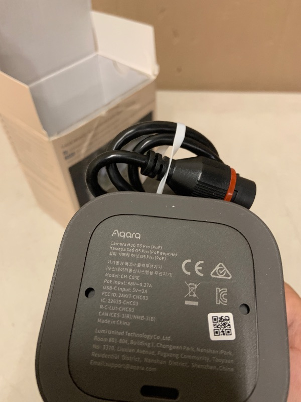 Photo 1 of Aqara 4MP Camera Hub G5 Pro PoE, True Color Night Vision Security Camera Outdoor, HomeKit Secure Video, Thread Border Router, Local Detection, Thread/Zigbee, Supports Alexa, Google, Smartthings, Gray