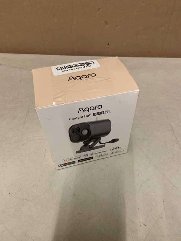 Photo 1 of Aqara 4MP Camera Hub G5 Pro PoE, True Color Night Vision Security Camera Outdoor, HomeKit Secure Video, Thread Border Router, Local Detection, Thread/Zigbee, Supports Alexa, Google, Smartthings, Gray